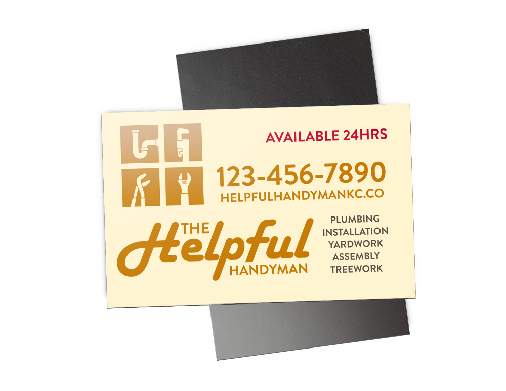 magnet business card