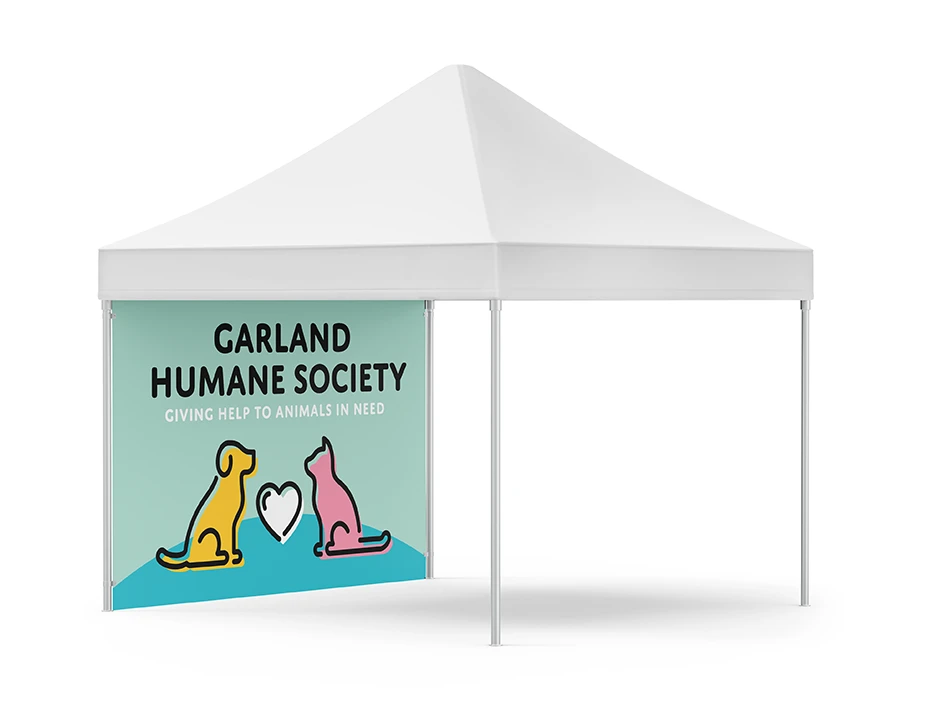 Custom canopy tent walls