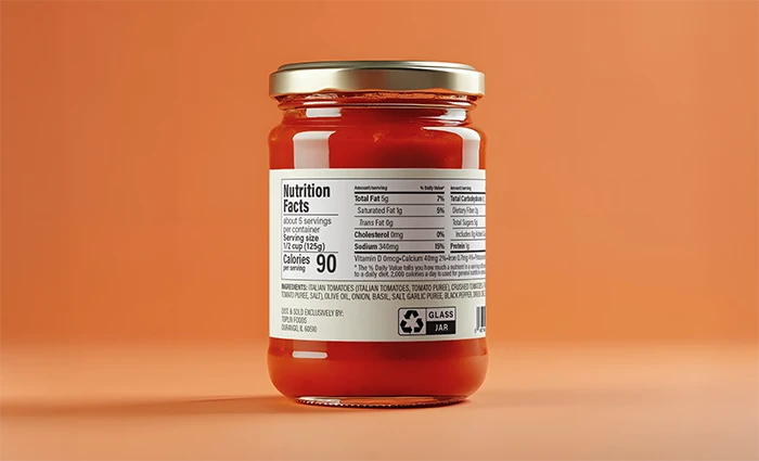 custom food labels