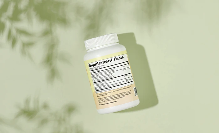 custom supplement labels