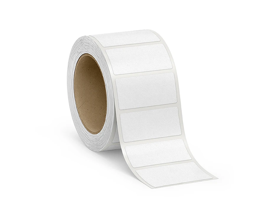 thermal transfer 2x1 white labels
