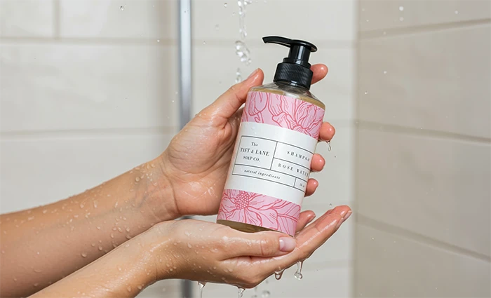 Sprink waterproof soap labels