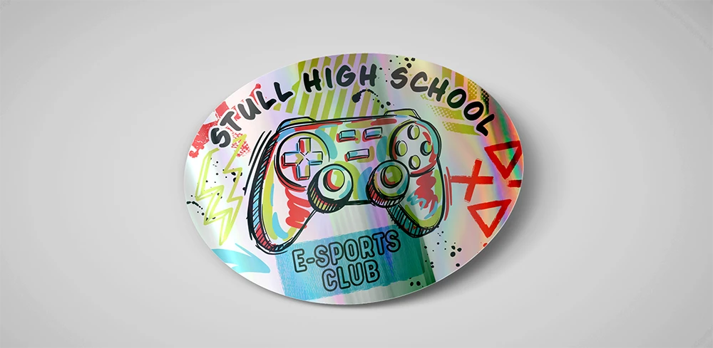 Sprink custom holographic stickers