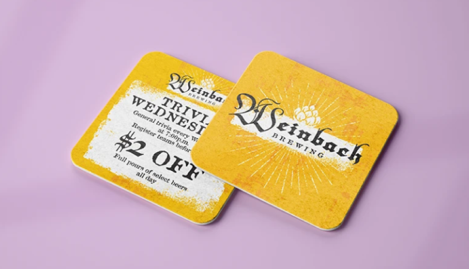 Sprink custom coasters