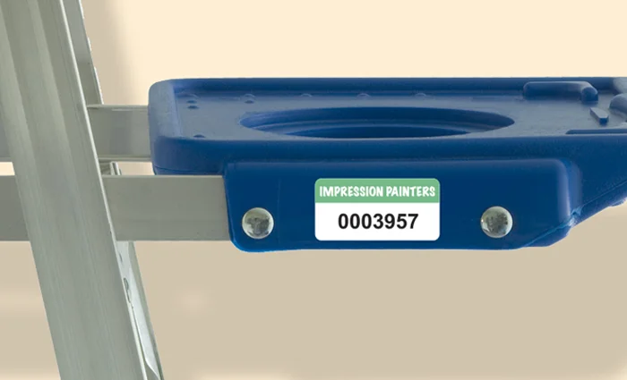 Sprink vinyl asset tags