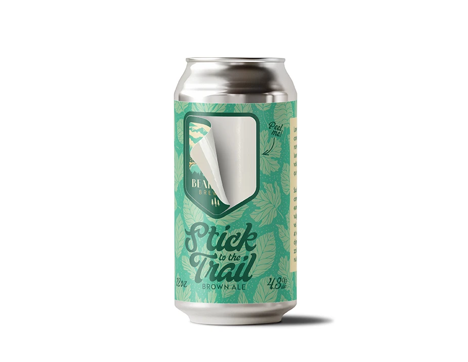 Custom drinknepeel beer labels