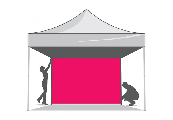 Custom canopy tent walls