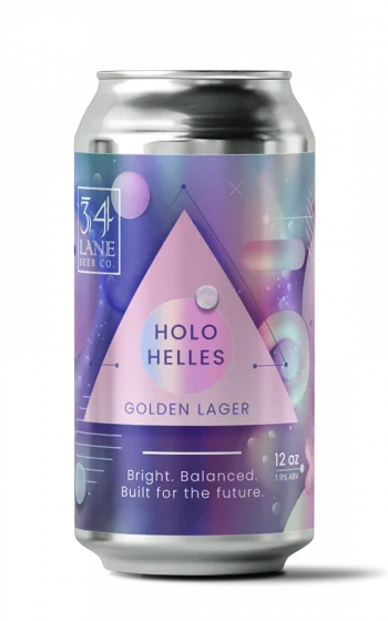 custom holographic beer labels